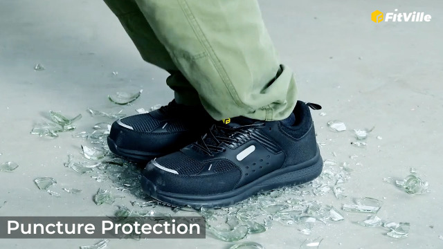Amazon.com: FitVille Wide Steel Toe Shoes for Men Wide Waterproof