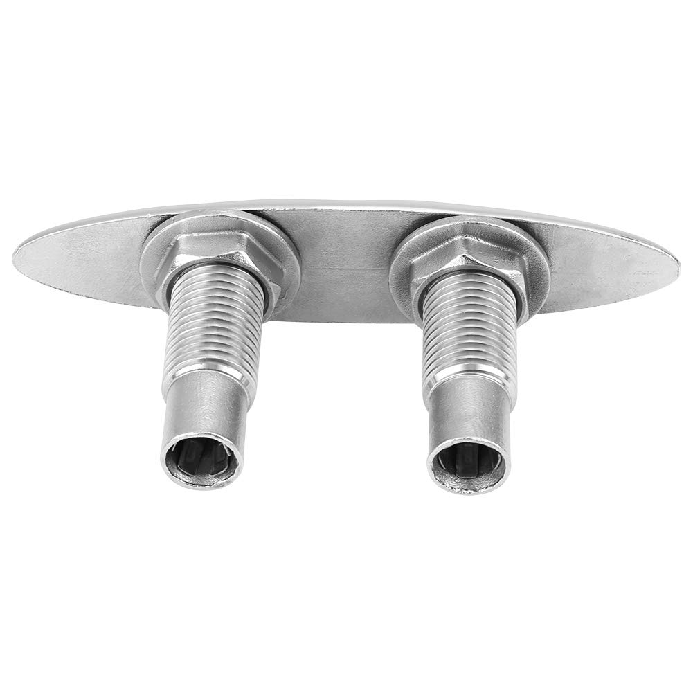 Boat Cleat, Easy to Install Open Base Boat Clamp High Seawater Boat Floating Dock for Dock (6”)