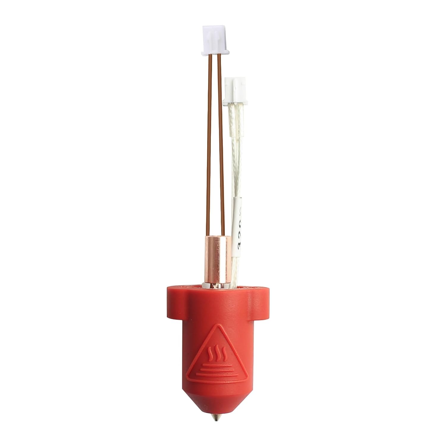 3D Printer Accessories K1 Max Ceramic Heating Block Hotend Kit Replacement: 0.4mm Nozzle Thermistor Titanium Alloy Throat High-Speed Print Head with Silicone Sock for K1 1.75mm Filament