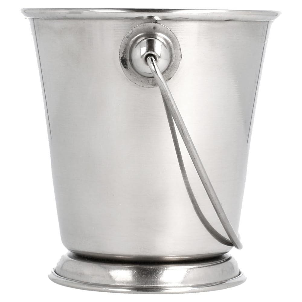 García de Pou 72 Unités - Mini Seaux 'Artinox' Ø 9 x 9 cm Argente Inox