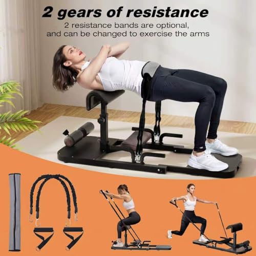 Image of seanleecore Hip Thrust & Squat Machine for Home - Multi-Function Glute Builder, Leg & Core Strengthening Equipment - Adjustable Sissy Squat, Hip Thrusts, Squat Assist Machine for Home Gym