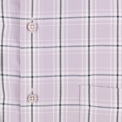 Image of 7-DAYS Men's Premium Checks Formal Shirt - Cotton Rich, Regular Fit, Full Sleeve, with Pocket, Wrinkle Resistant - Stylish Office & Everyday Wear.