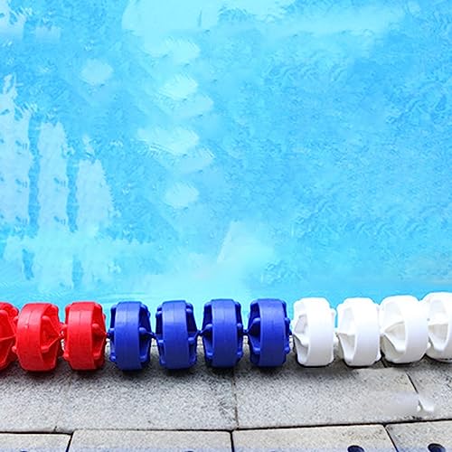 Ligne de séparation flottante piscine avec crochets acier inoxydable anti-corrosion