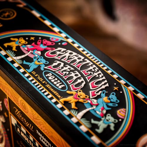 Rompecabezas Jigsaw Grateful Dead de theory11, 1000 piezas, tema música miniatura 4