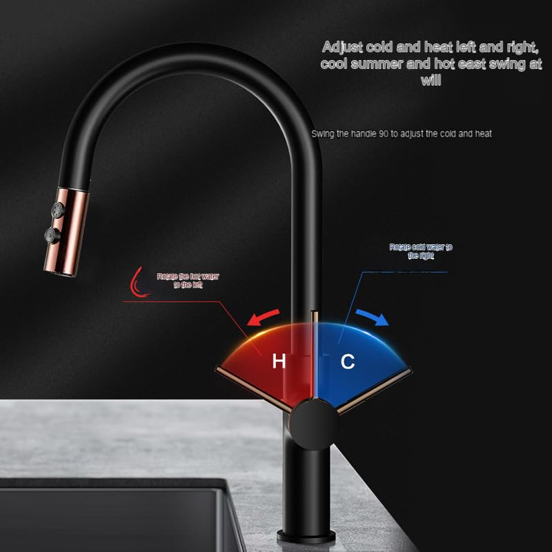 Robinet de cuisine tactile mitigeur eau chaude froide design moderne