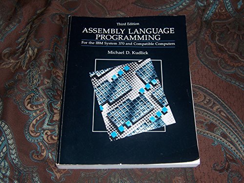 Assembly language programming for the IBM system 370 and compatible ...
