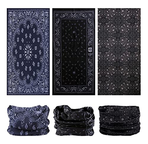 VANCROWN Headband Neck Gaiter Head Wrap Headwear Face Mask Magic Scarf Bandana for Men and Women