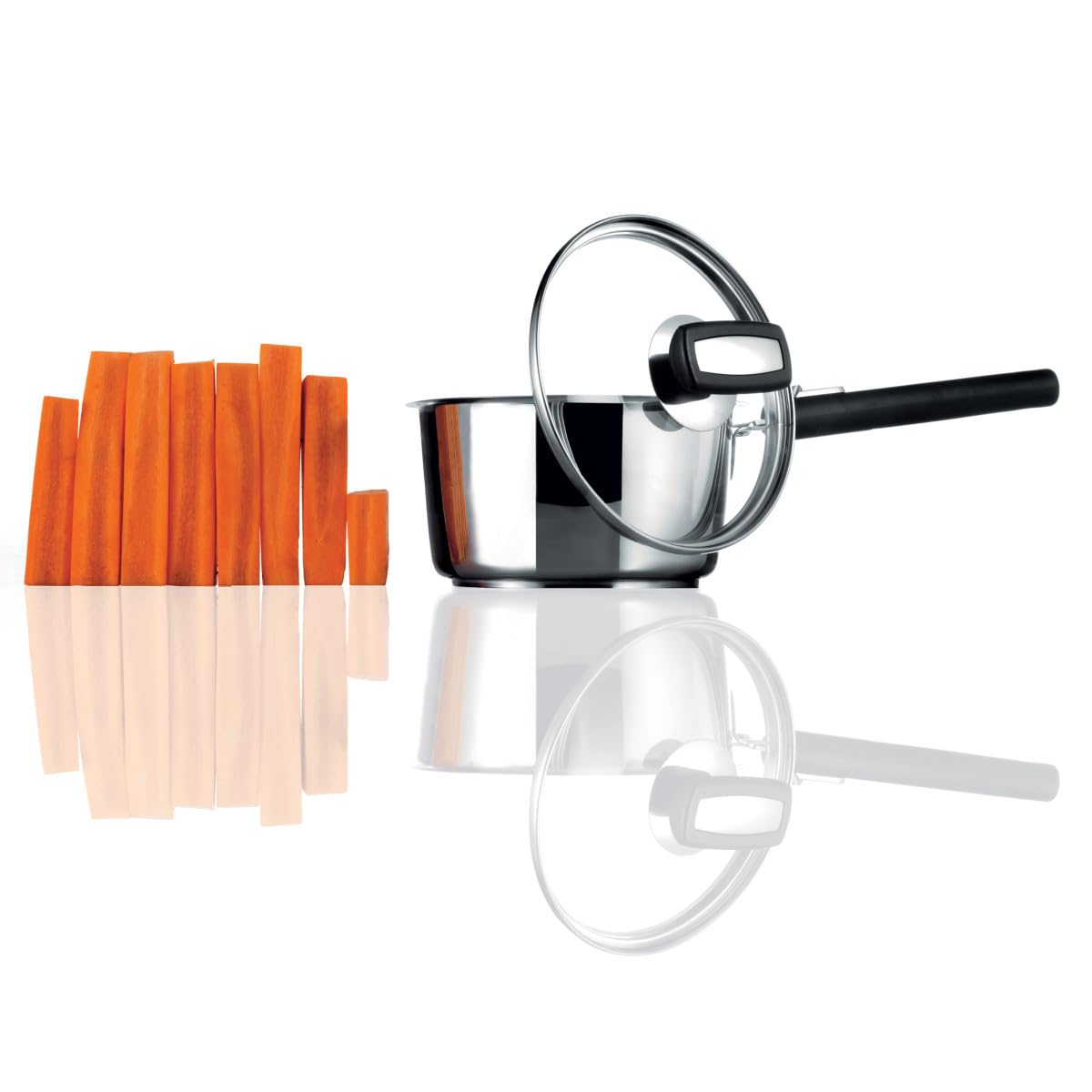 CUISINOX Malice Poignée Amovible Bakélite Effet Bois Clair - Acier Inox 18/10