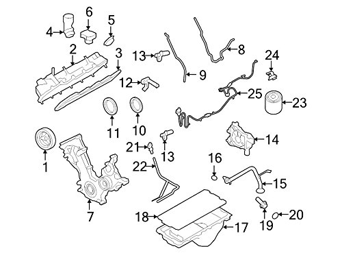Customer Satisfaction Program 17B30 - Camshaft Roller Follower Replacement - 2012-2016 Ford F-450-F-750 & F-59 Commercial Stripped Chassis 3 Genuine Ford Motor Co Valve Cover Gasket 5C3Z6584AA