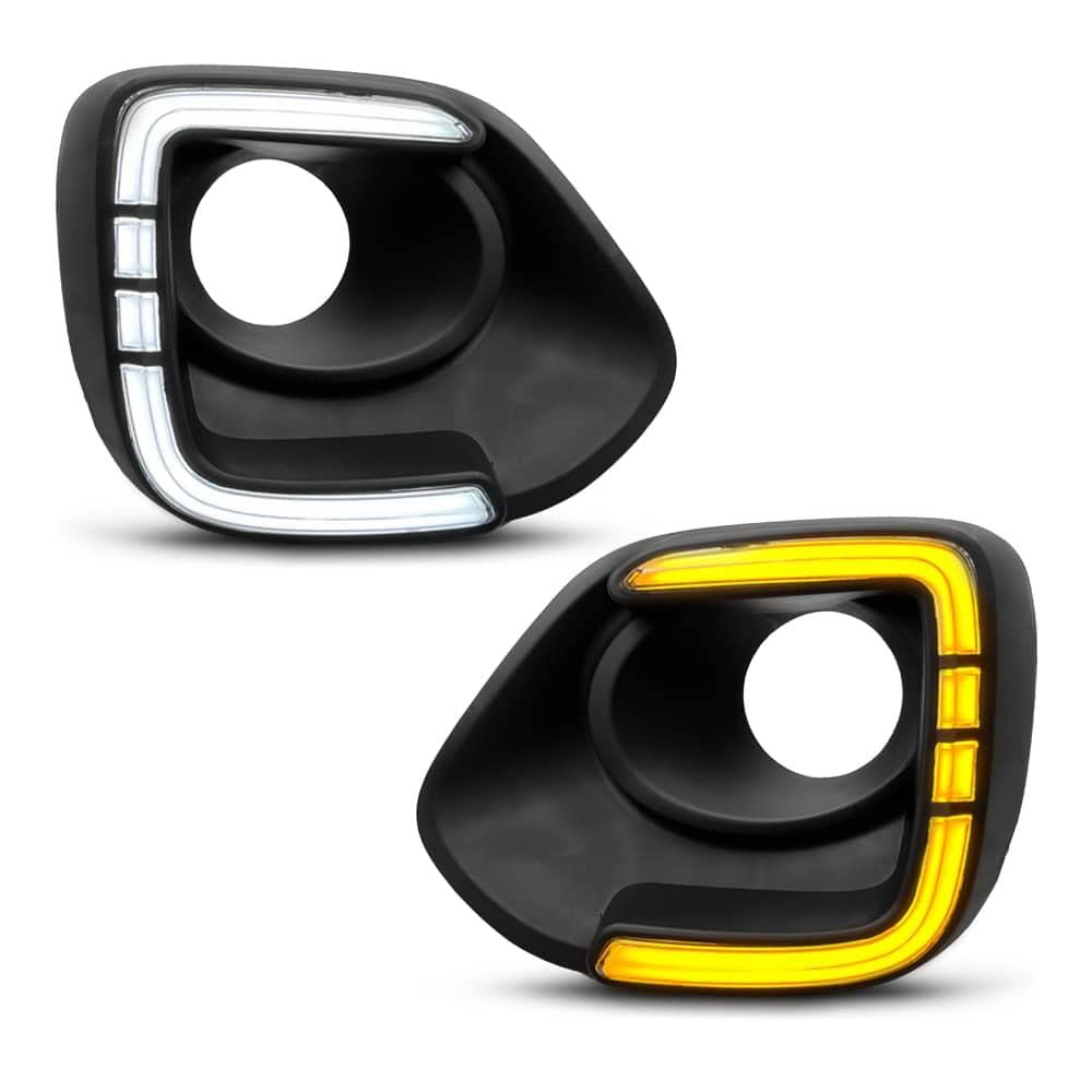 CARMART DRL Compatible for Baleno 2022 23 Latest with Matrix Indicator Set of 2