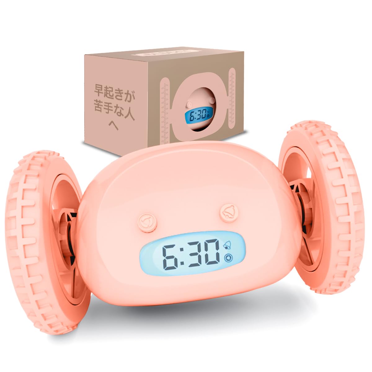 Amazon.co.jp: CLOCKY めちゃくちゃうるさい目覚まし時計 逃げる