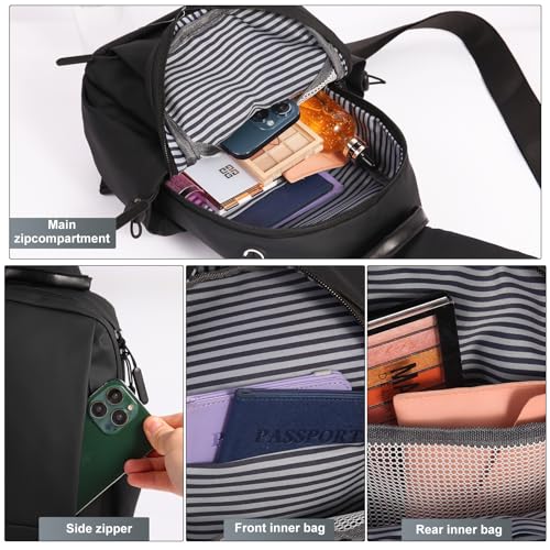 sling bag sling backpack shoulder bag sling bag with water bottle holder chest bag crossbody shoulder bag3