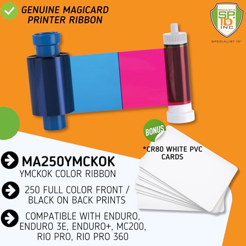 10 Pack de Cinta para Impresora Magicard MA250YMCKOK miniatura 2