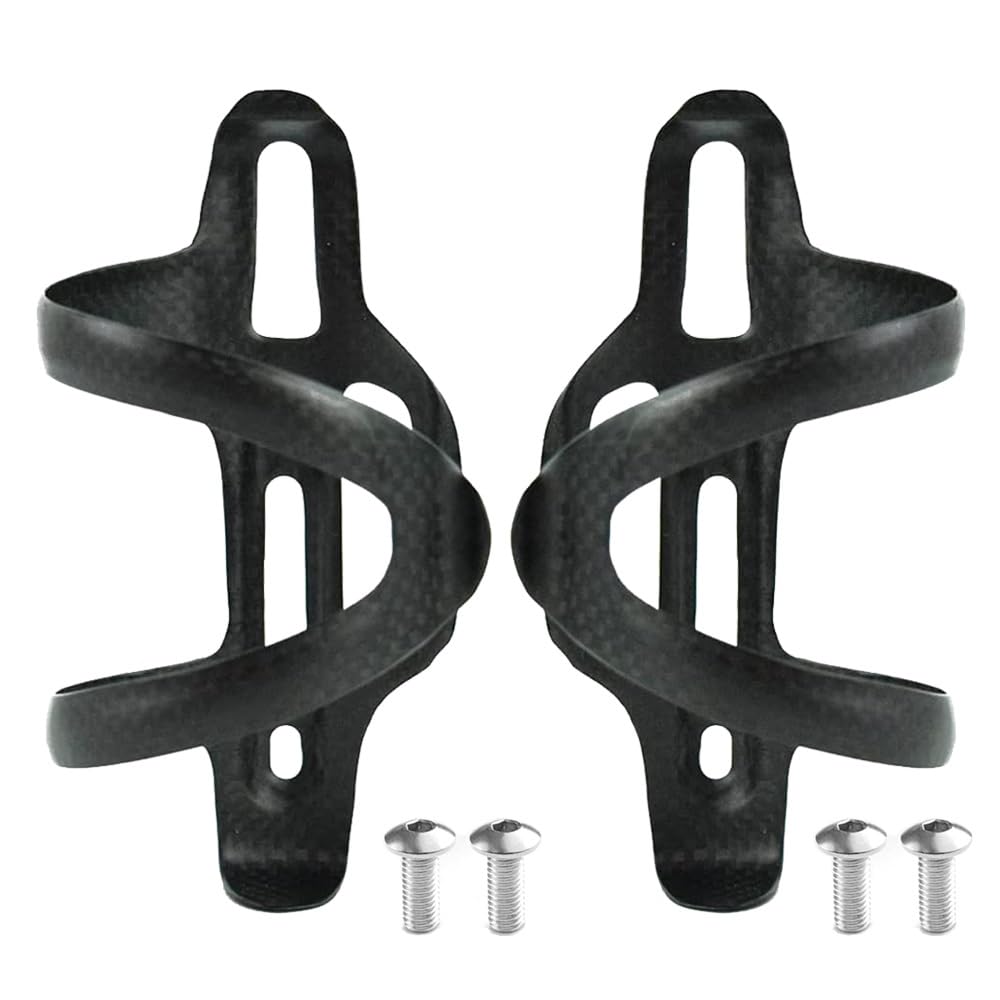 GeträNkehalter Fahrrad Ultraleichter Flaschenhalter aus Vollcarbon for Fahrräder, leicht, for MTB, Mountainbike, Rennrad, Radfahren Fahrrad Flaschenhalter(Left Right Matte)