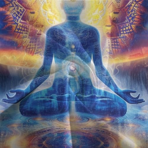 Housse de couette Bouddha 3D en microfibre anti-plis avec zip fluide - 7