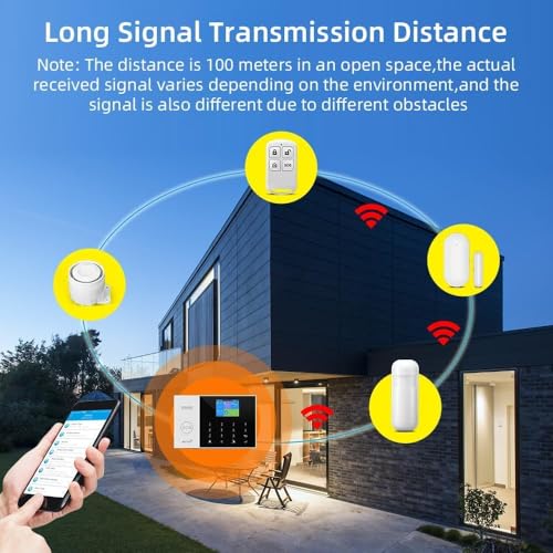 Clouree Gsm Smart Home Security Alarm Kit, Wireless Wifi Home Alarm System With Siren thumb #3