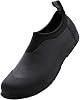 NORTY Rubber Shoes for Men - Ankle-Cut Waterproof Rain Boots for Work and Recreation - All-Weather Outdoor Footwear - Run 1-2 Sizes Large