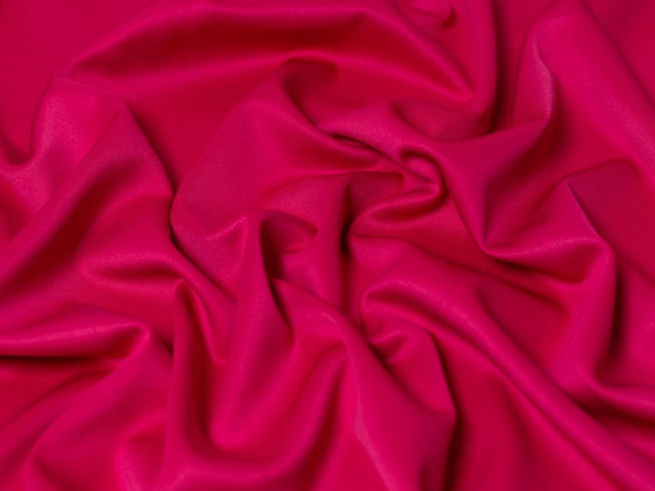 Minerva Core Range Scuba Stretch Knit Fabric Cerise Pink - Medium Weight & Suitable for Dressmaking - Approx Width: 160cm / 64" - Sold per metre