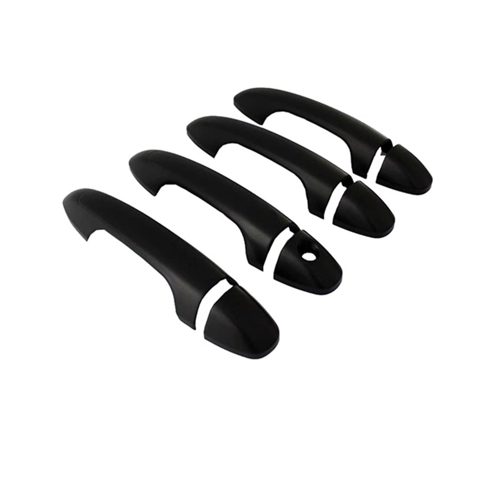 Ropaix Side Exterior Door Handle for Toyota for RAV4 for RAV 4 Mk2 II XA40 2013~2018 Smart Door Handle Cover Stickers Trim Car Protective Styling(4Handle 1 Keyhole)