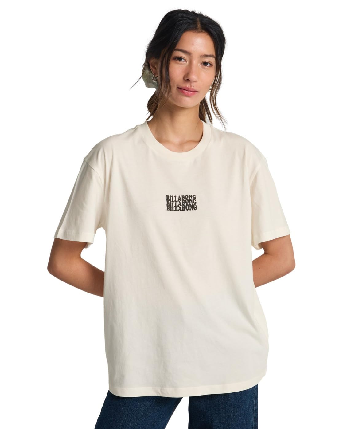 BILLABONG in The Beyond - Short Sleeve T-Shirt - Women - White