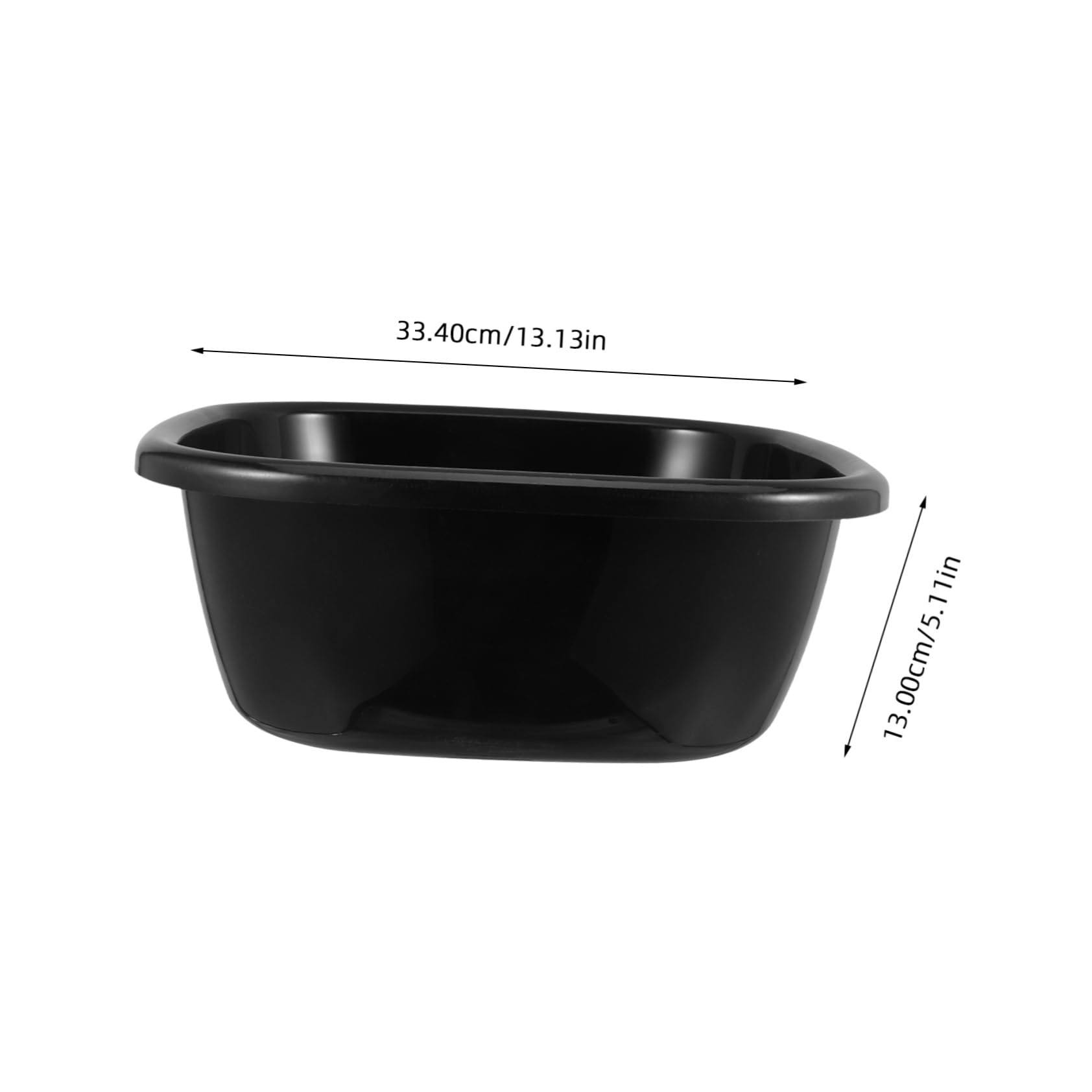 ERINGOGO Plastic Bucket Wash Basin Square Tub for Laundry Dishes Pitcher Set Easy to Carry for Home Travel