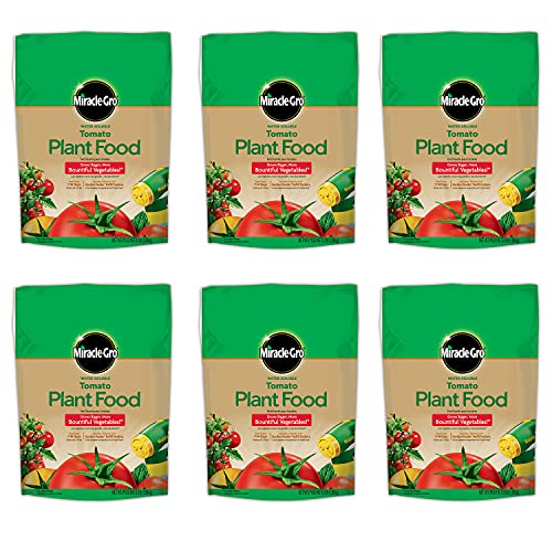 Miracle-Gro Water Soluble Tomato Plant Food Tomato Fertilizer (6 Pack), 3 lb