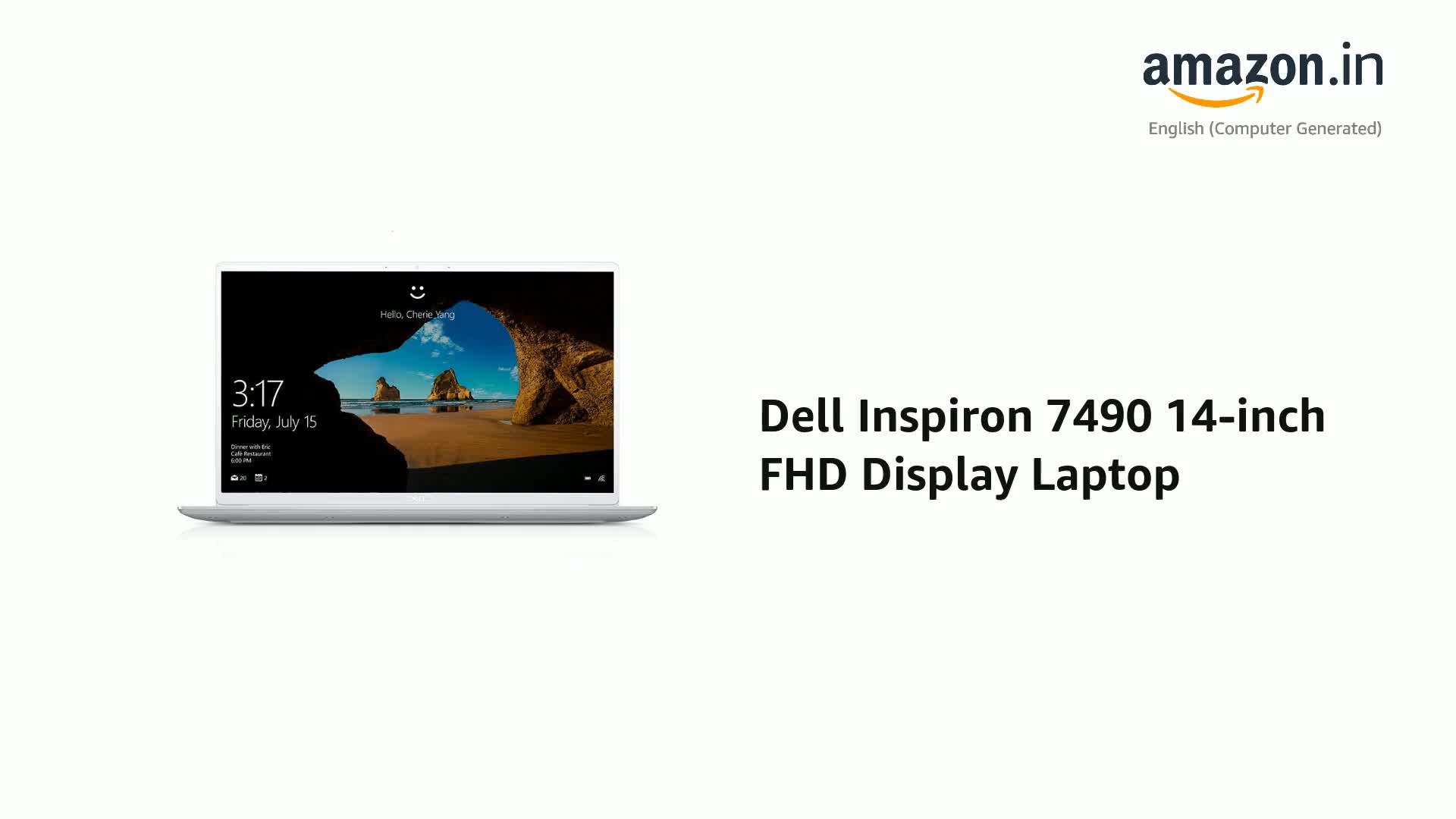 DELL Inspiron 7490 14-inch FHD Display Laptop (10th Gen Core i7 