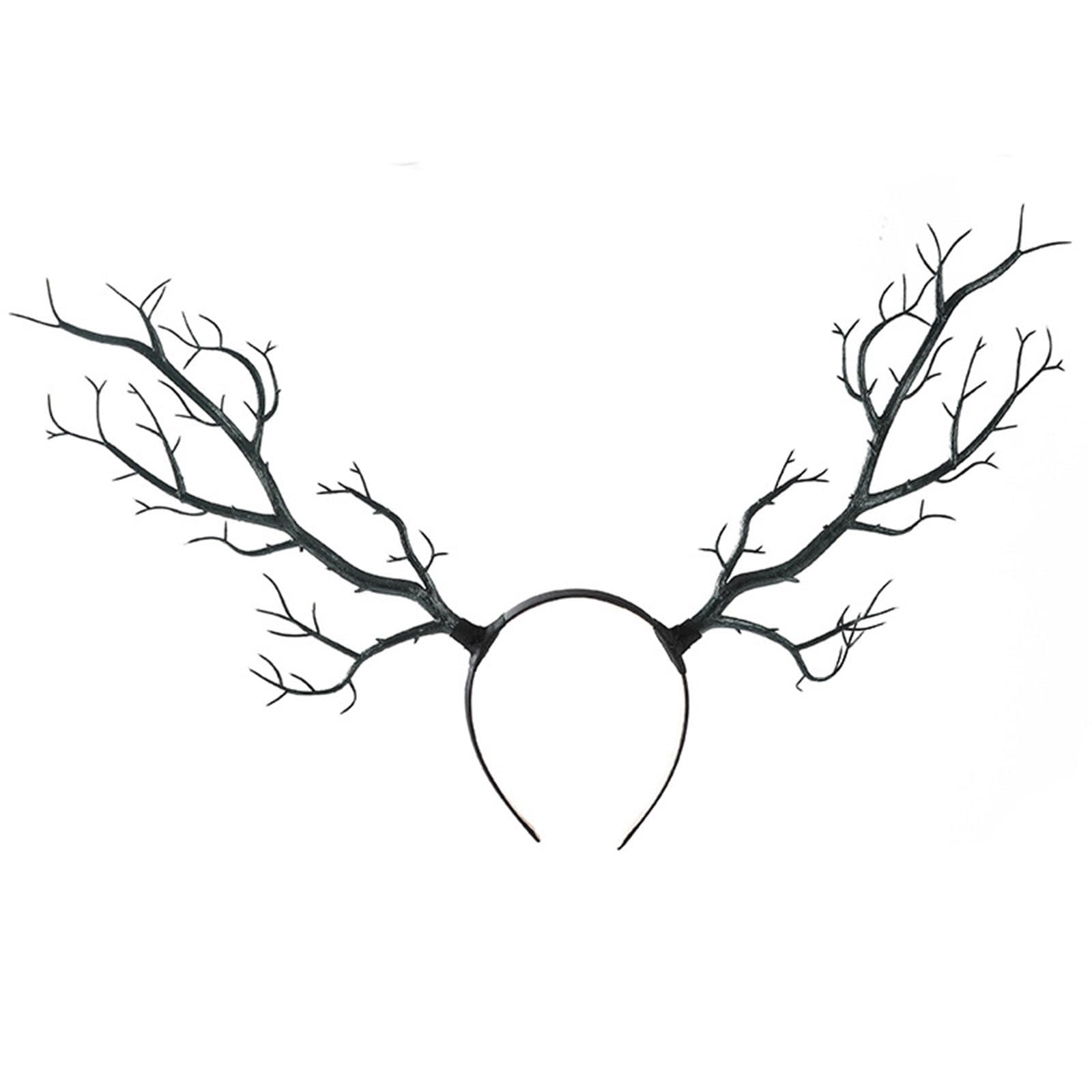 YUXITA Punk Hairband with Realistic Branch Design Comfortable Hairhoop For Women Teens Roleplay Parties And Daily Use