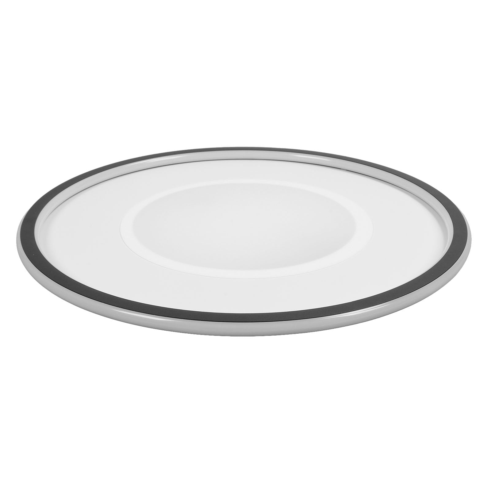 Generic Oprawa Oświetleniowa Sufitowa do Montażu Podtynkowego Sufitowa 110-265 V Energooszczędna LED Okrągła Metalowa Podstawa do Sypialni (czarna ramka)