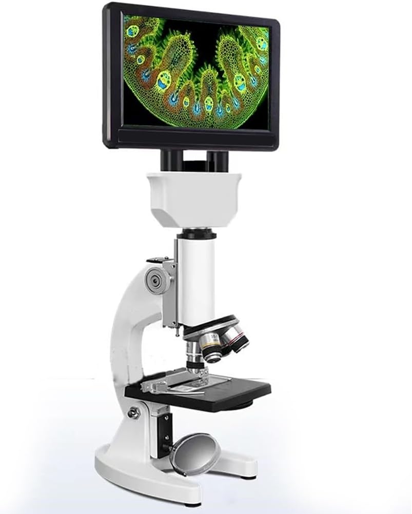 Biological Microscope IPS Screen 120000X Digital Microscope with 9“ LCD Monitors