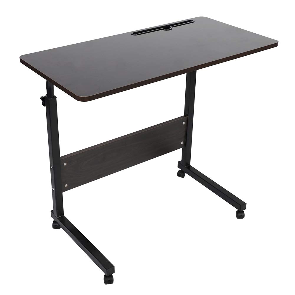 Tbest Regulowany Stolik Pod Laptopa do łóżka, Mobilny (Kolor orzecha
