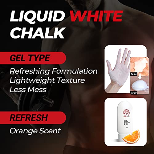 Image of GRIPT Liquid Chalk Hand Grip Gym Pole Dance Weightlifting Rock Climbing Bouldering Gymnastics Crossfit Mess Less Sweat Resistant Long Lasting Professional Gel Chalk 100ml