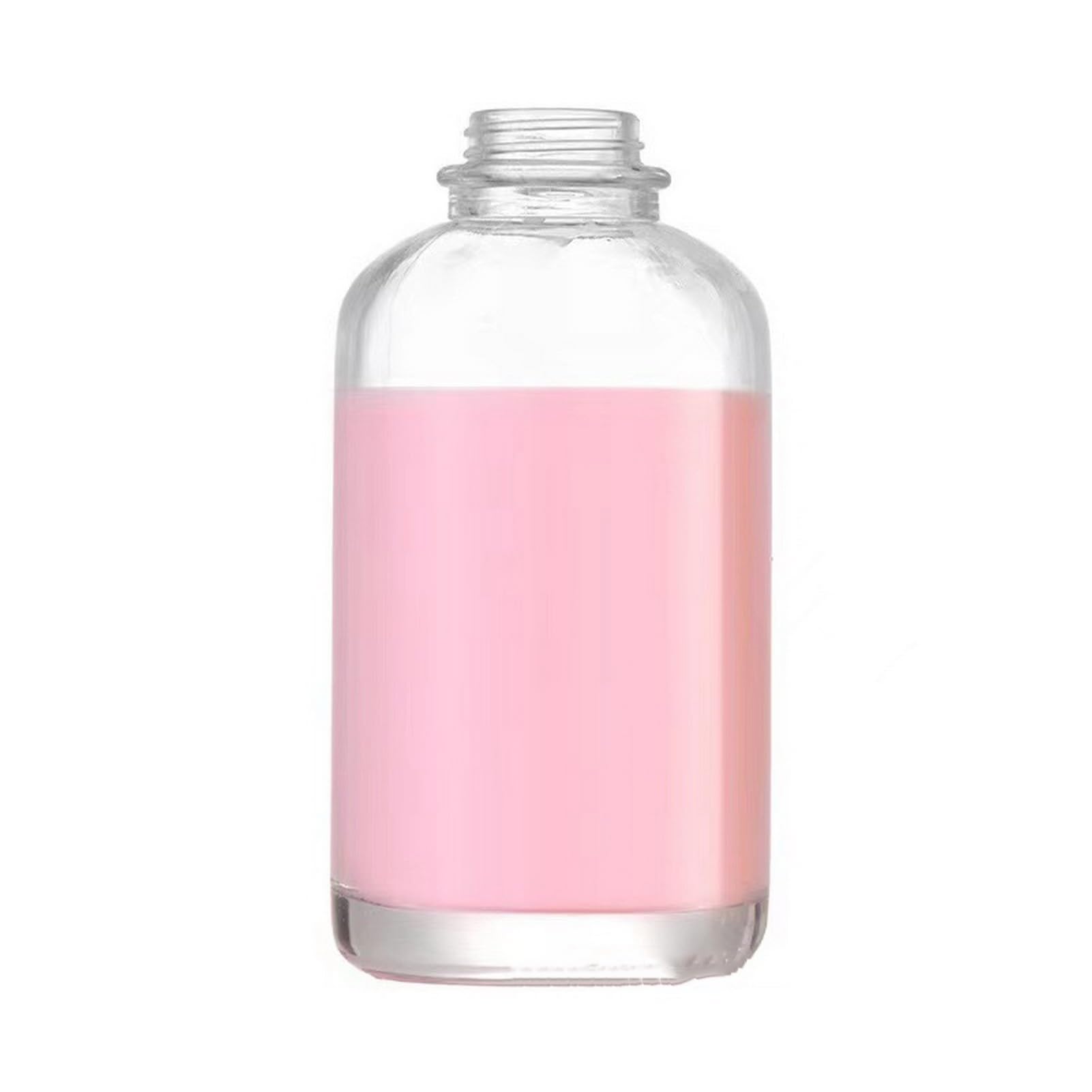 Dispenser per sciroppo di caffè Domestico, Facile da Pulire, flacone con Pompa in Vetro Trasparente da 2 Pezzi da 17 Once, per Shampoo da Bar, Hotel d'Argento
