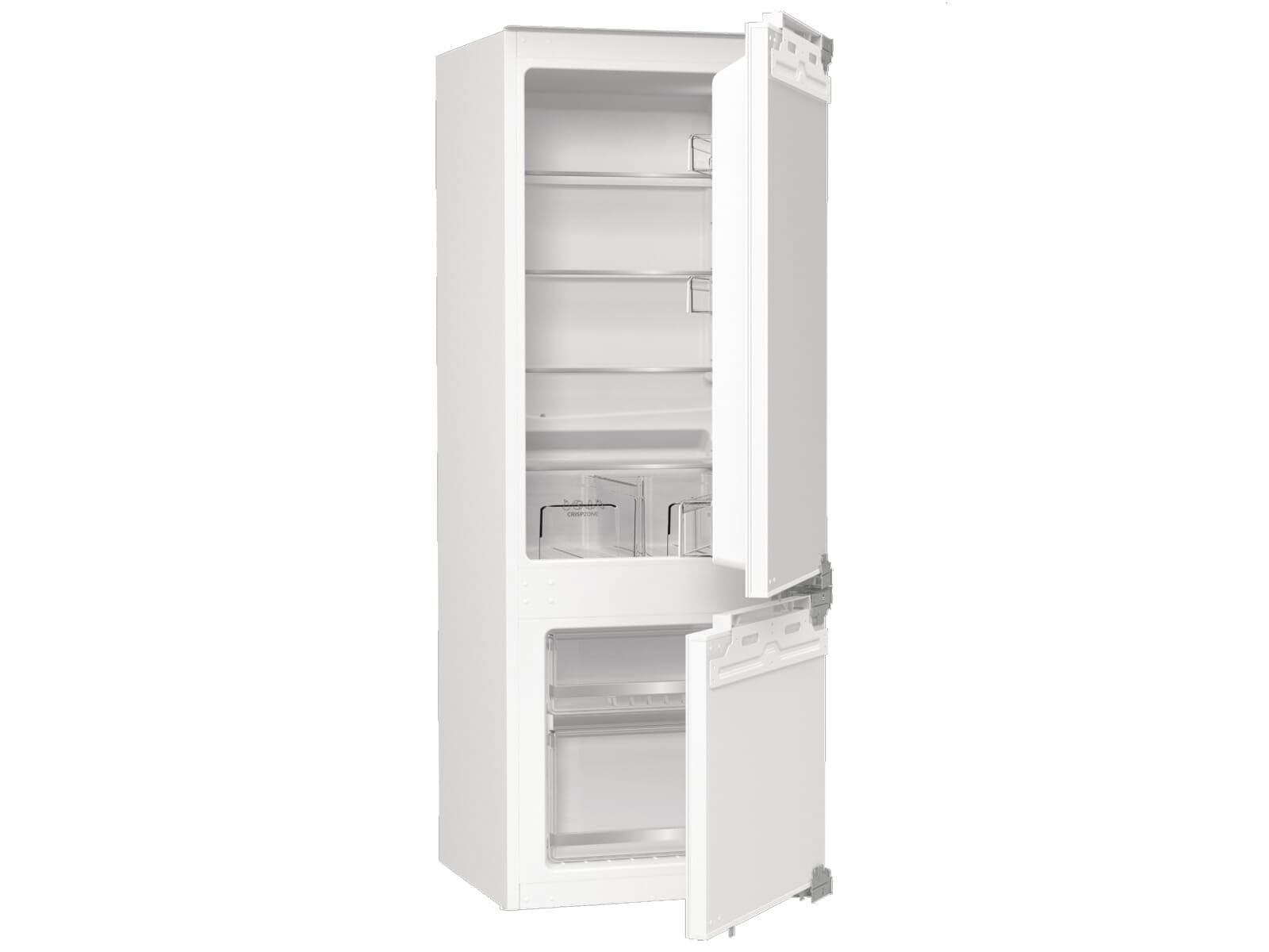 Gorenje RKI514D22 - Frigorifero da incasso con 145 nicchia/cerniera per porta fissa, classe di efficienza energetica: D/FrostLess/208 litri/display digitale della temperatura/illuminazione a