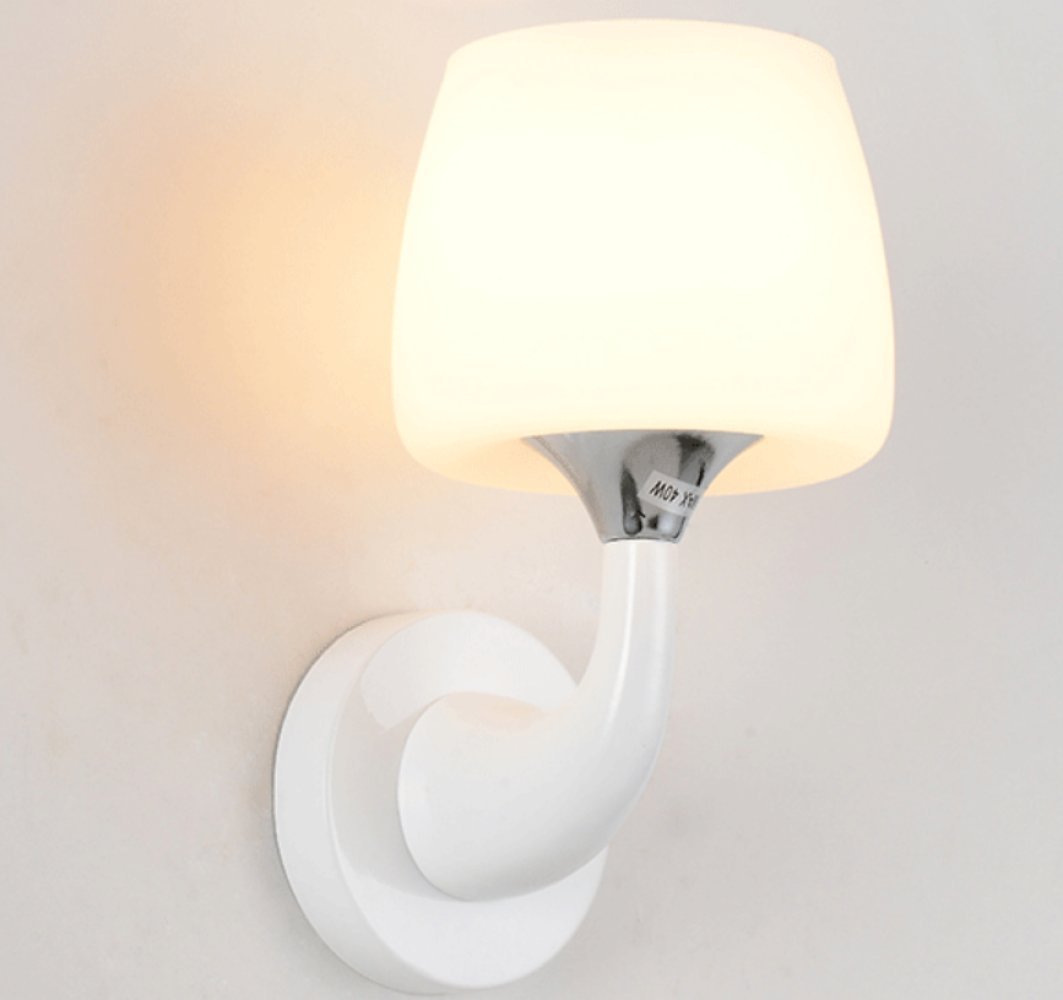 Lampe murale dauphin en verre avec éclairage LED chaud