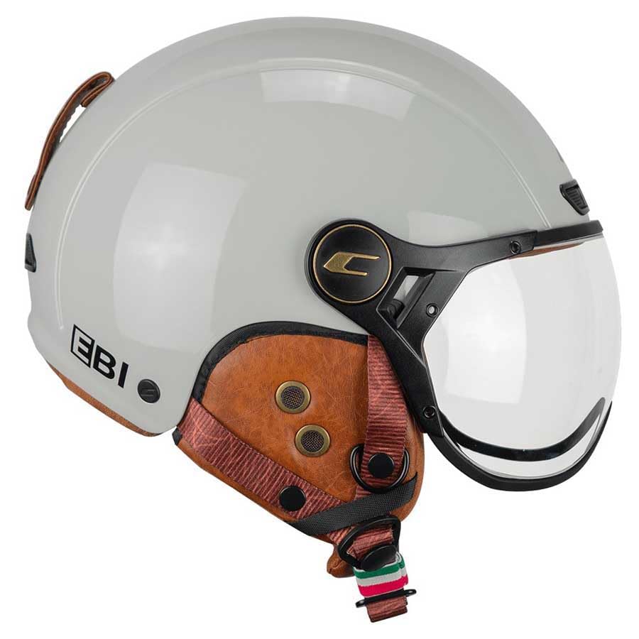 Casque moto Ska-p 801V EBI avec visière vintage et intérieur amovible