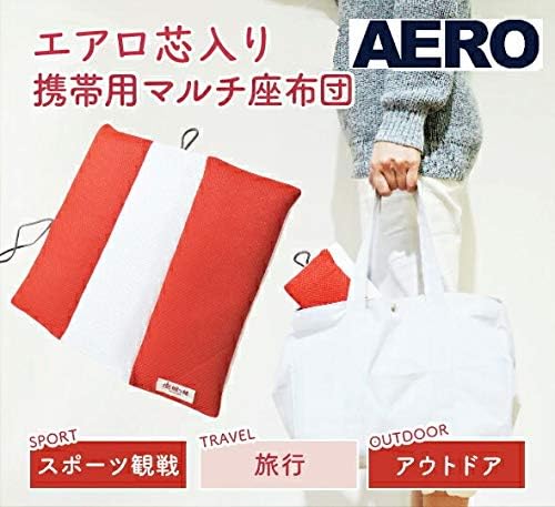 眠り姫 スポーツ観戦シート ブラック 高反発 三次元スプリング構造体 エアロ シートマルチクッション 座布団 釣り用 座布団 携帯用 コンパクト 軽量 洗濯可 織ネーム無し 日本製 (ブラック)