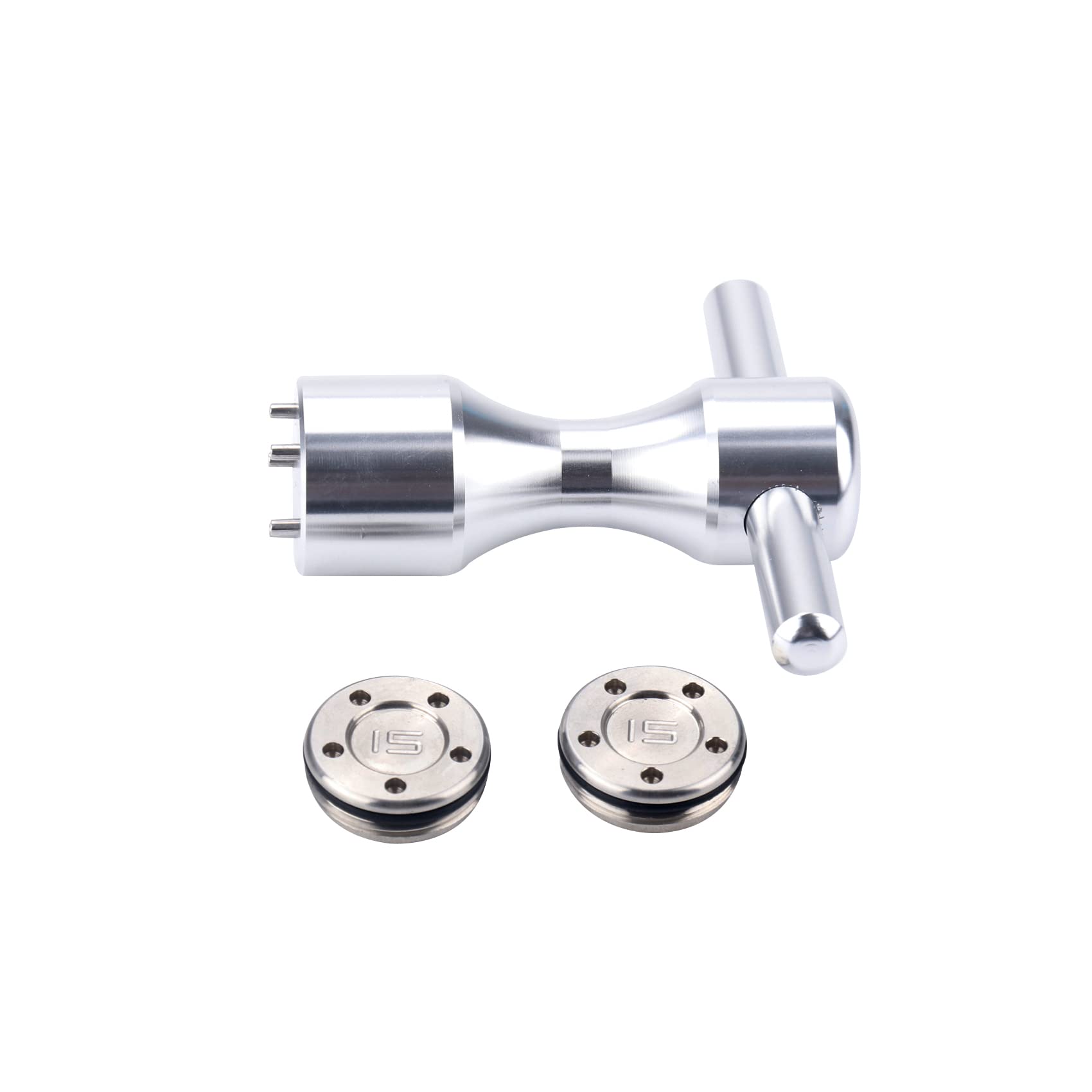 DAZUZD Golf Weight 2pcs 5g/10g/15g/20g/25g/30g/35g/40g Golf Weights Wrench Kit Fit Titleist Scotty Cameron Putter Newport