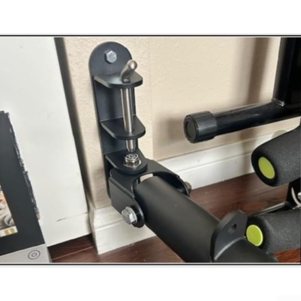 Soporte de pared giratorio de 360 grados para barras estándar de 50 mm, estante de almacenamiento de acero resistente con puntos de anclaje seguros