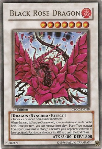 Amazon.com: Yu-Gi-Oh! - Black Rose Dragon (CSOC-EN039 