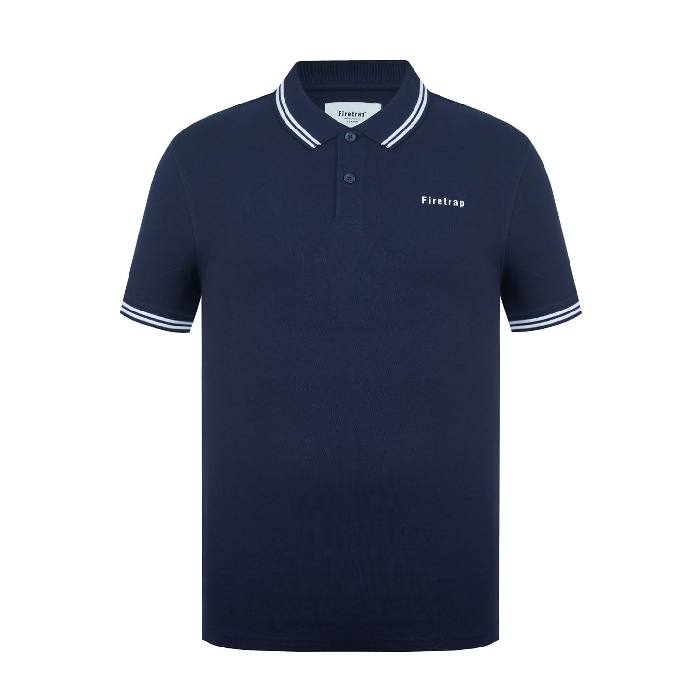 Firetrap Men's Navy Lazer Polo Shirt Xl