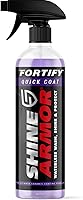 Shine Armor Fortify Quick Coat 3-in-1 Ceramic Spray Wax - Waterless Car Wash, Hydrophobic Coating & High Gloss Shine - 16oz