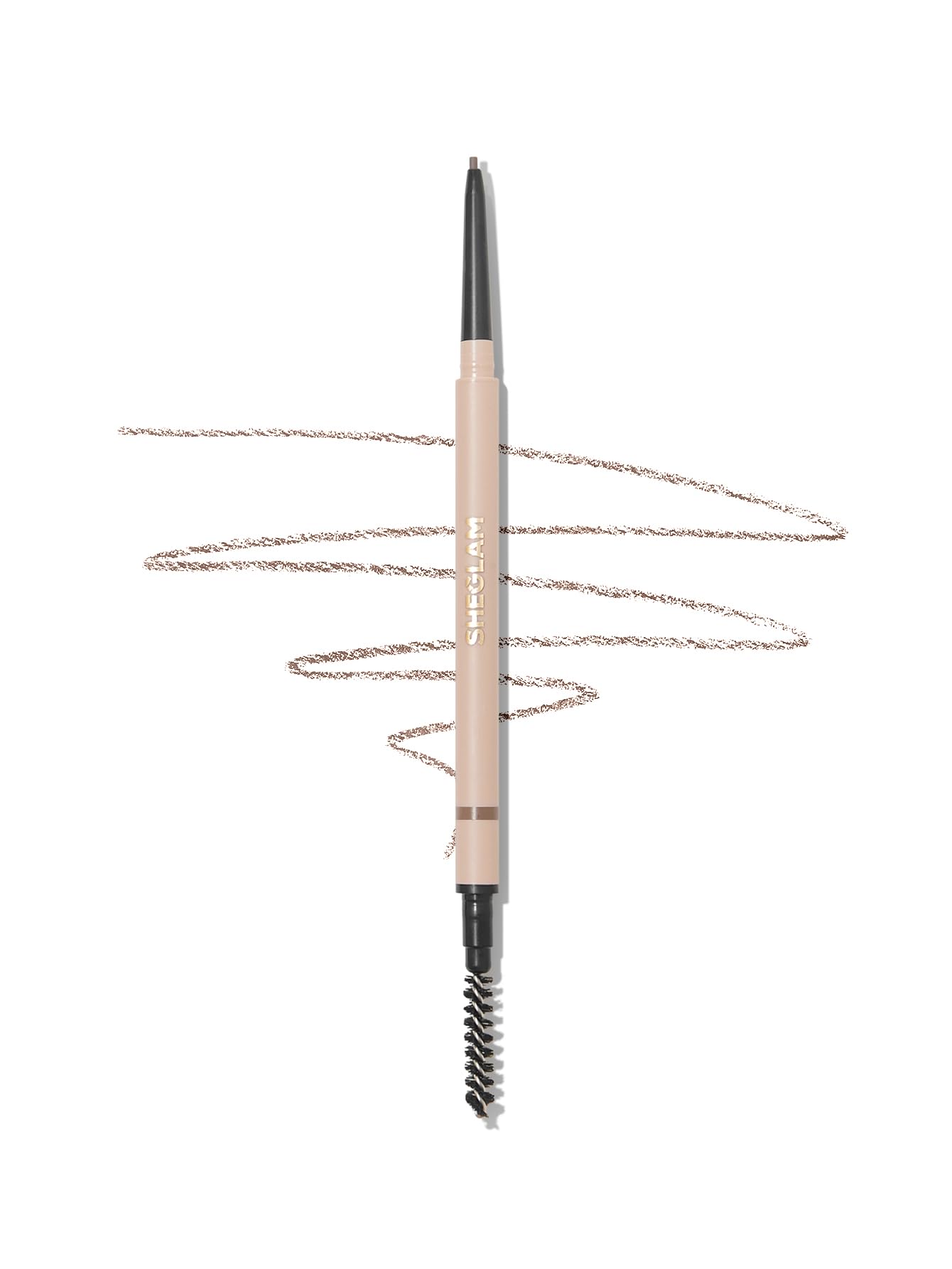 SHEGLAM Insta-Fill Eyebrow Pencil Long Lasting Non-Sticky Sweatproof Matte Eye Brow Pen Makeup - Light Brown