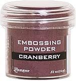 Ranger Cranberry Metallic Embossing-Puder, Kunststoff, rot, 4,4 x 4,4 x 4,4 cm