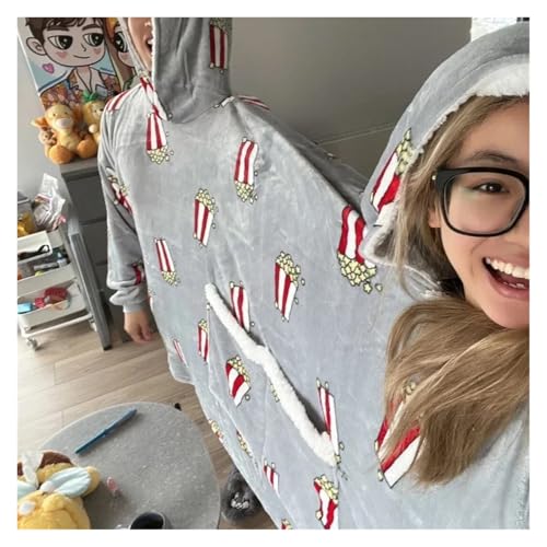 Pull for couples et plaid avec manche sweat à capuche : le cadeau de duo idéal - 4
