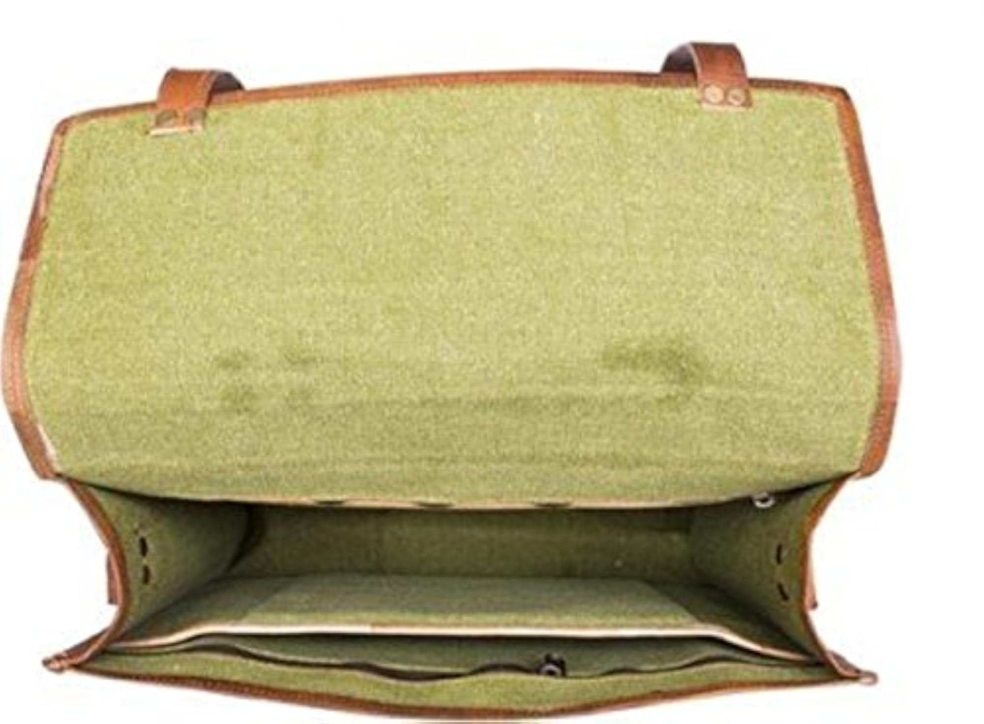 Brown Leather Laptop Satchel Messenger Bag