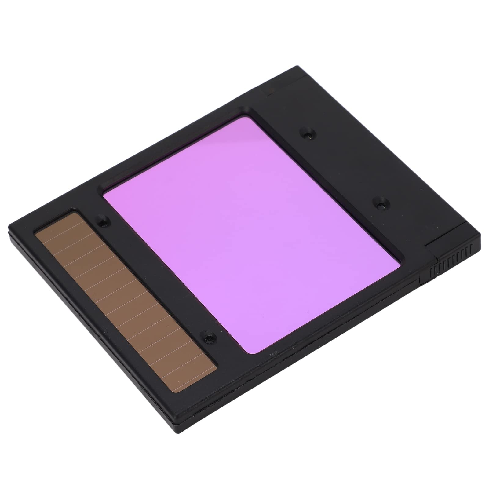 Lente de soldadura solar Pantalla digital de oscurecimiento automático, 100x67 mm 4 sensores Ventana móvil Cubierta de PP PA para casco de soldador Protección ocular