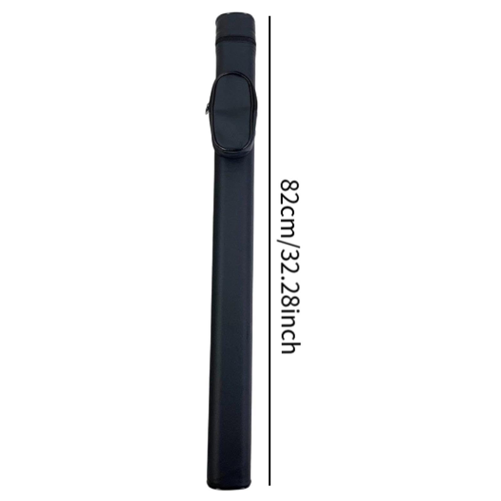 Qianly Estuche Porta Taco de Billar con Material Resistente PU Forro Interior Suave Bolsa de Almacenamiento para Tacos Funda para Transporte de Taco