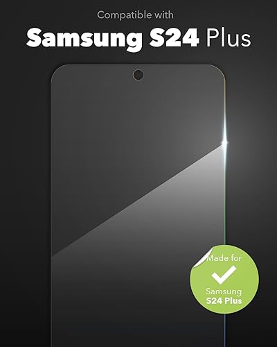 Miniatura 8 de ZAGG InvisibleShield Glass Elite - Protector de pantalla para Samsung Galaxy S24, aluminosilicato ultra fuerte, resistencia mejorada a los arañazos,