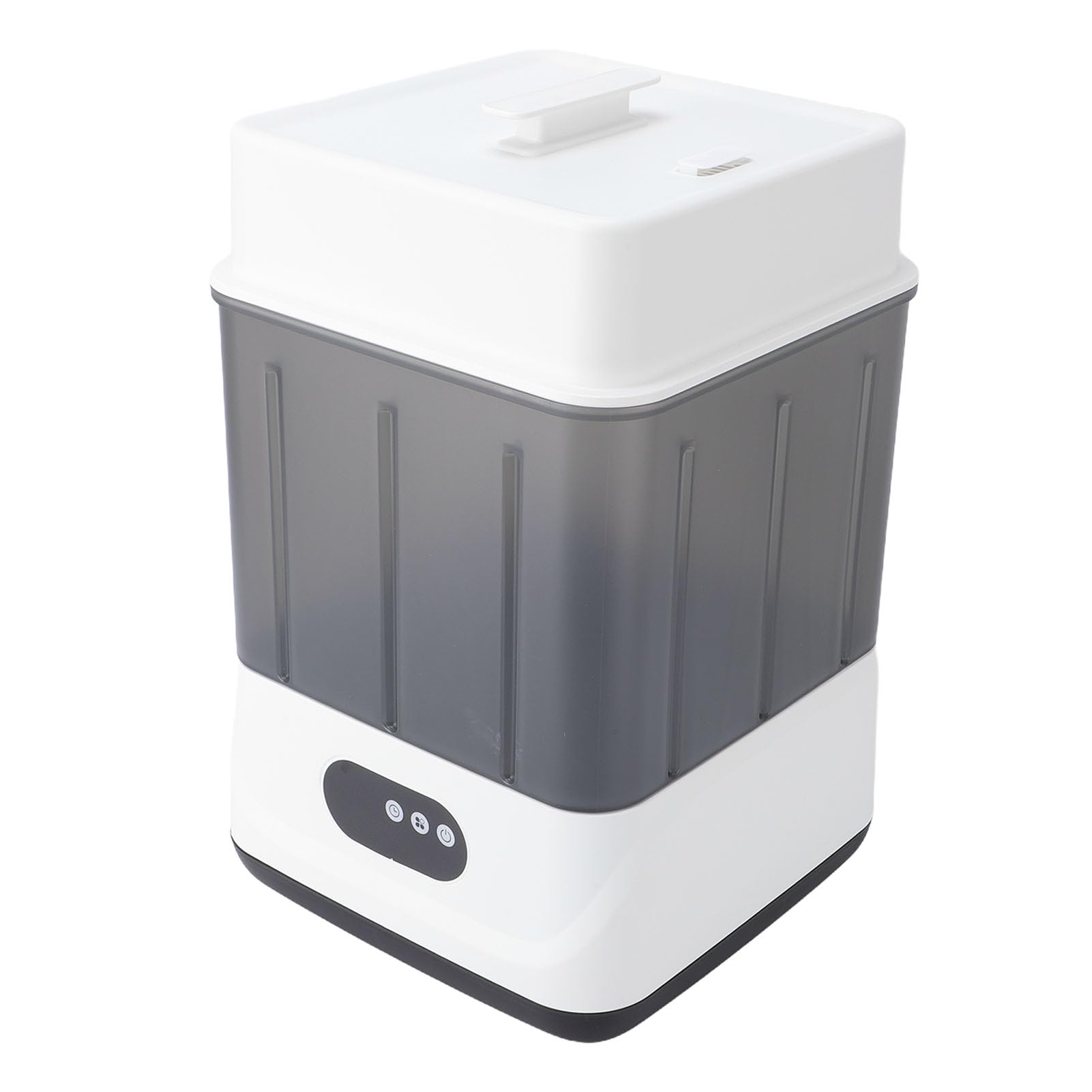 Luocute Elektrischer Dampf-Babyflaschentrockner, 2-in-1-Doppelschicht-Babyflaschentrockner für 6 Bis 12, All-in-One-Reinigungsmaschine für zu Hause (EU-Stecker)